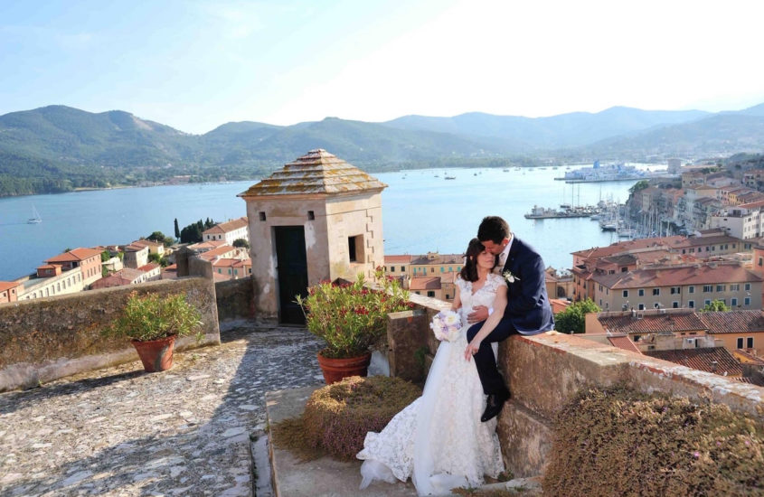 Alex and Diletta’s Dream a la Monet in the romantic frame of Elba Island