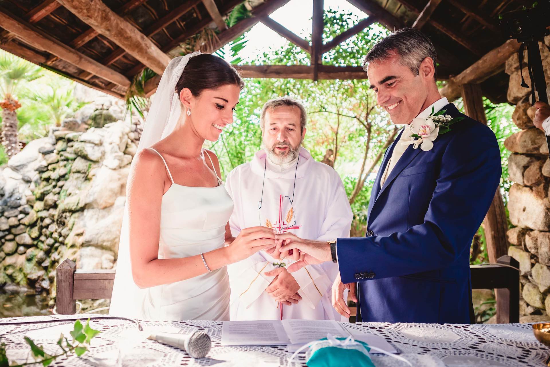 Benedizione degli anelli matrimonio Isola d'Elba