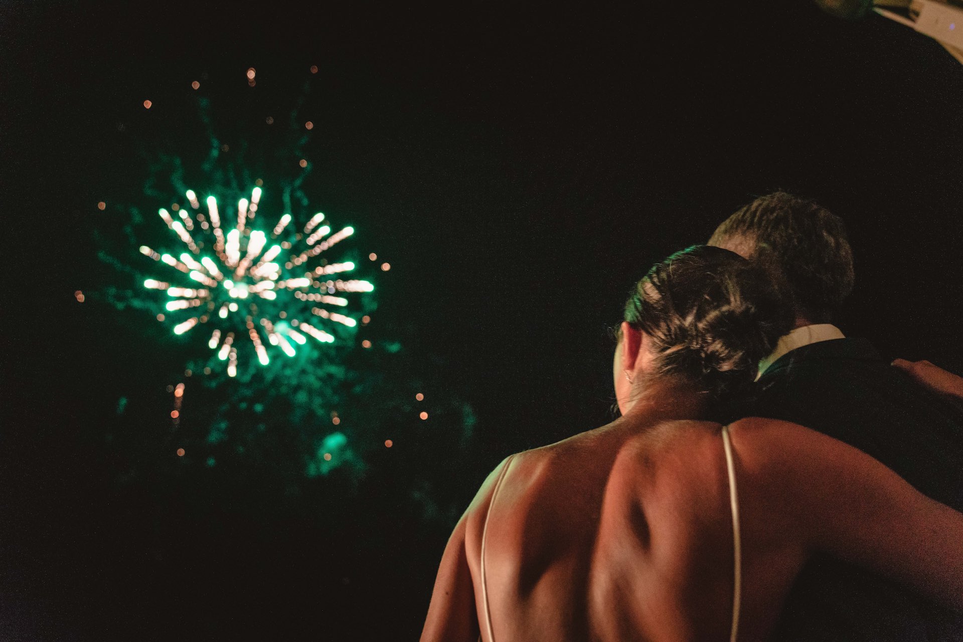 Fuochi d'artificio matrimonio Isola d'Elba