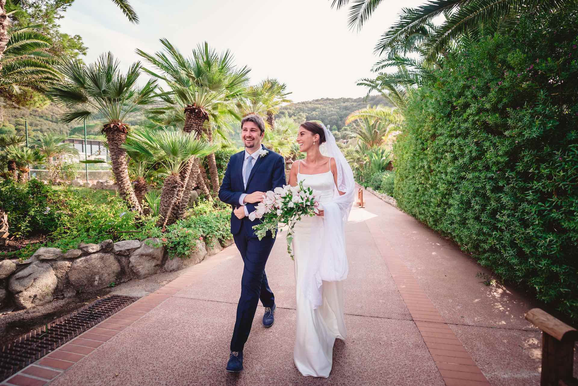 L'arrivo della sposa Hotel Hermitage, Isola d'Elba