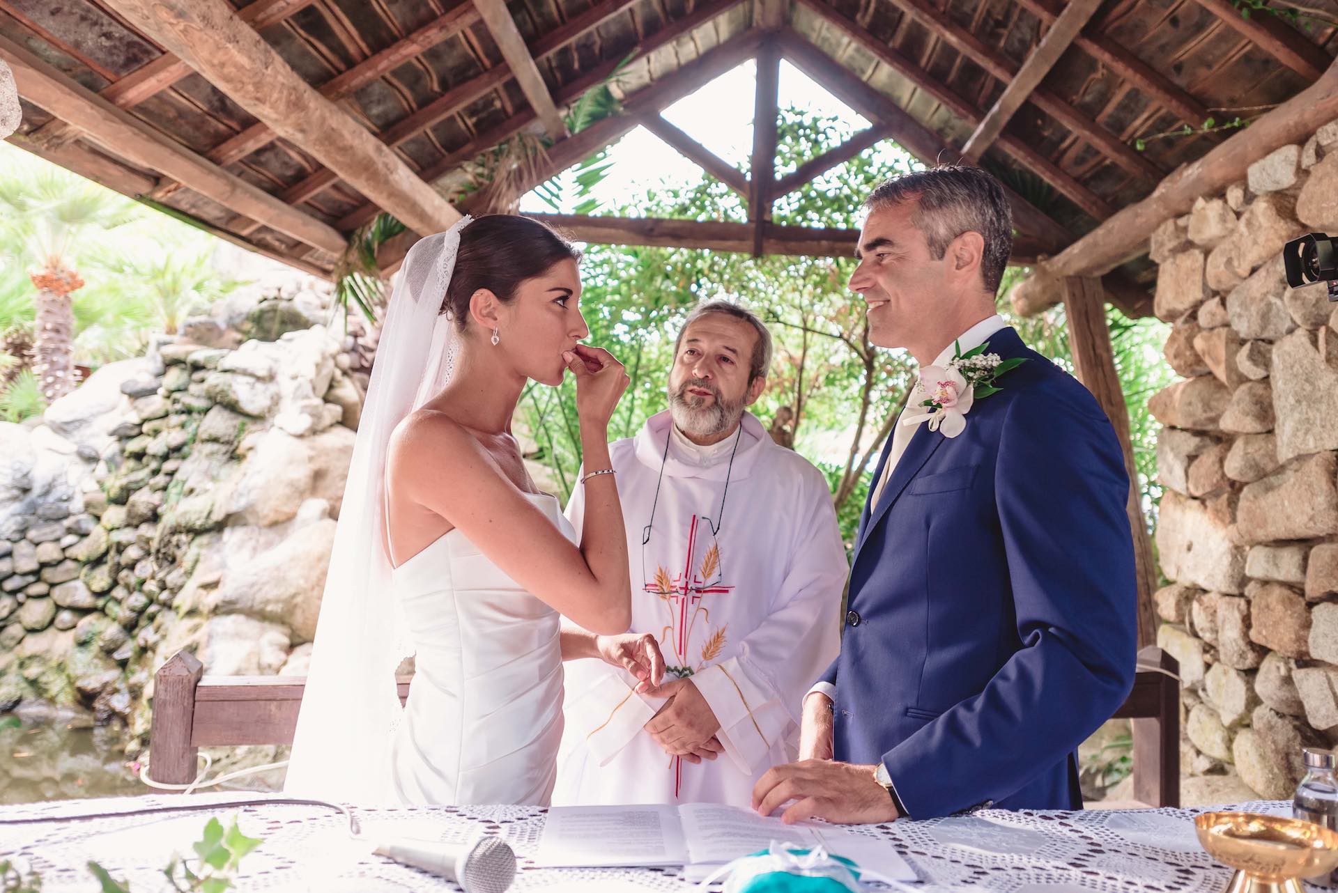 Scambio delle fedi matrimonio Isola d'Elba