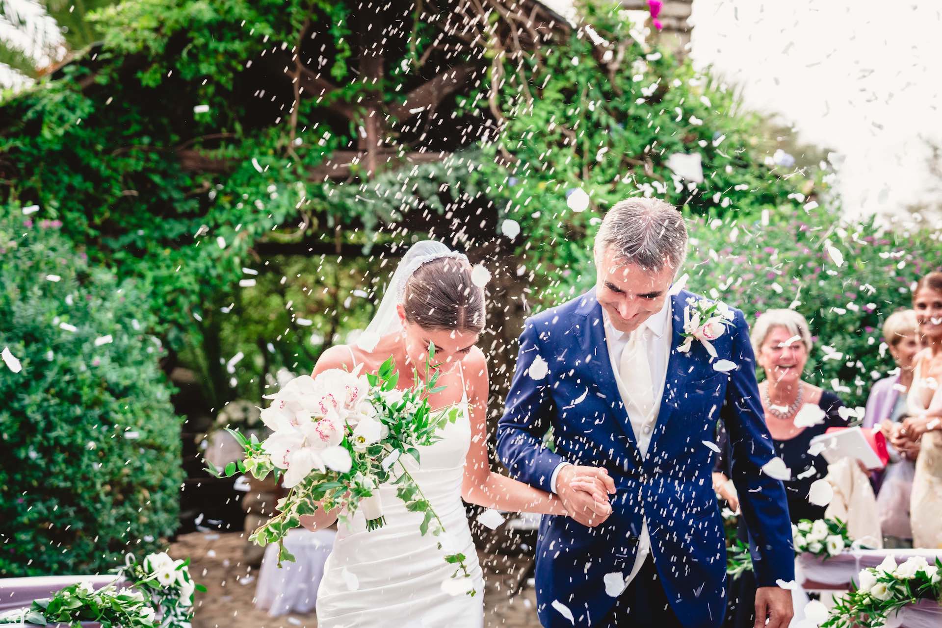 Uscita sposi dalla Chiesa Hotel Hermitage